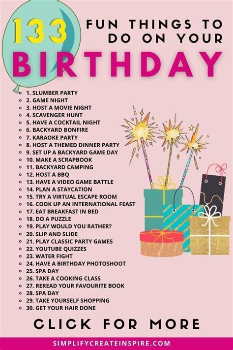 Make your birthday celebration .